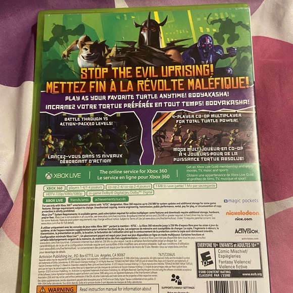 Xbox 360 Teenage Mutant Ninja Turtles - Picture 2 of 3